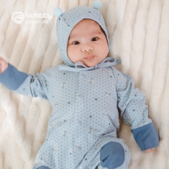 (0-3M) Body dài tay cài giữa Gami BBB210206 Bu baby cho bé sơ sinh - BU Baby sơ sinh