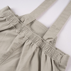 (1Y-5Y) Quần yếm đùi kaki cap chun cho bé - Quần áo BuBaby Kaki BCT433202