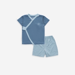 (0-12M) Bộ ngắn tay cài chéo Bambus Iconic cho bé sơ sinh - Bambus BBB1308IN | Quần áo BuBaby chính hãng