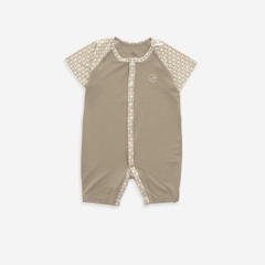 (1-3M-Hồng) Body ngắn tay cài giữa Bambus Iconic cho bé Bu baby sơ sinh - Bambus BBB2302IN