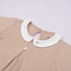 (1M-12M) Body dài tay cổ Peterpan cho bé sợi tre BU Bambus BBB2103FF Bubaby bé trai – Bubaby bé gái – Quần áo Bubaby