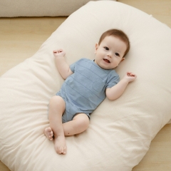 (0M - 12M) Bodychip ngắn tay cài vai Muda cho bé sơ sinh  - Kyomi BBC2301MD | BuBaby sơ sinh