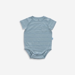 (0M - 12M) Bodychip ngắn tay cài vai Muda cho bé sơ sinh  - Kyomi BBC2301MD | BuBaby sơ sinh