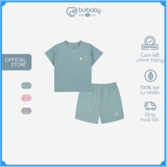 Bộ quần áo ngắn tay cài vai Twinkle - Bamco BBC130108 | Quần áo BuBaby chính hãng