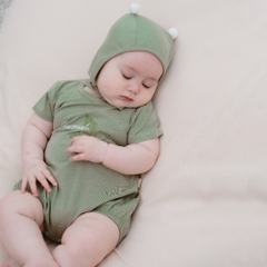 (1M-12M) Bodychip ngắn tay cài vai Muda BBC230104 cho bé sơ sinh - Kyomi | Quần áo BuBaby