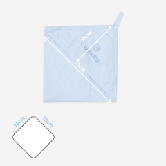 BU Baby Chăn Ủ cho bé chất liệu Sợi Tre Đan Mạch ABC081701 - mềm mịn, thiết kế có mũ ấm áp | Phụ kiện BUbaby chính hãng