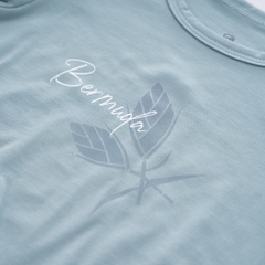 (1M-12M) Bodychip ngắn tay cài vai Muda BBC230104 cho bé sơ sinh - Kyomi | Quần áo BuBaby