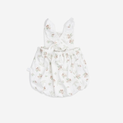 (1-12M) Bộ đồ liền thân yếm bé gái BCT203100 Mimo cho bé - Quần áo BU Baby chính hãng - Bubaby sơ sinh