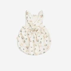(1-12M) Bộ đồ liền thân yếm bé gái BCT203100 Mimo cho bé - Quần áo BU Baby chính hãng - Bubaby sơ sinh