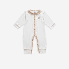 (0-3M) Bộ đồ liền thân dài tay cài giữa Bambus Iconic 2 cho bé sơ sinh - Bambus BBB2102IN | Quần áo BuBaby