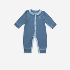 (0-3M) Bộ đồ liền thân dài tay cài giữa Bambus Iconic 2 cho bé sơ sinh - Bambus BBB2102IN | Quần áo BuBaby