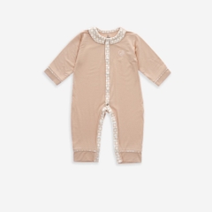 (0-3M) Bộ đồ liền thân dài tay cài giữa Bambus Iconic 2 cho bé sơ sinh - Bambus BBB2102IN | Quần áo BuBaby