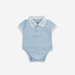 (3M-12M) Bodychip cổ Polo cho bé trai, bé gái sơ sinh - Bu baby sơ sinh Ponie BPN200300
