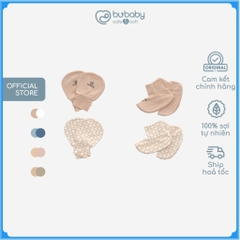 Bộ bao chân, bao tay Set 2 cho bé sơ sinh - Bambus ABB4000S2 | Quần áo BuBaby chính hãng