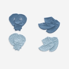 Bộ bao chân, bao tay Set 2 cho bé sơ sinh - Bambus ABB4000S2 | Quần áo BuBaby chính hãng