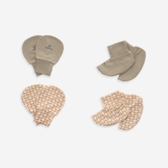 Bộ bao chân, bao tay Set 2 cho bé sơ sinh - Bambus ABB4000S2 | Quần áo BuBaby chính hãng