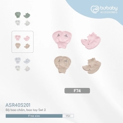 Bộ bao chân, bao tay Set 2 cho bé sơ sinh - Bambus ABB4000S2 | Quần áo BuBaby chính hãng