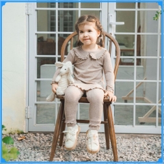 (1Y-5Y) Bộ dài tay bé gái gấu xoè Lennie BWL1155GX | Quần áo BU Baby - Bubaby bé gái