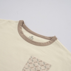 (18M-24M) Bộ quần áo ngắn tay cổ tròn có túi ngực BBC1304TN- Bu baby bé trai - Bu baby bé gái