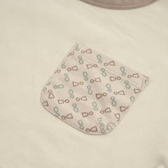 (18M-24M) Bộ quần áo ngắn tay cổ tròn có túi ngực BBC1304TN- Bu baby bé trai - Bu baby bé gái