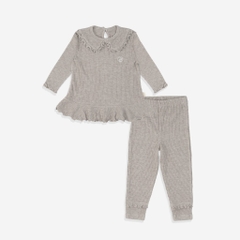 (1Y-5Y) Bộ dài tay bé gái gấu xoè Lennie BWL1155GX | Quần áo BU Baby - Bubaby bé gái