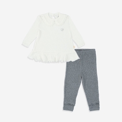 (1Y-5Y) Bộ dài tay bé gái gấu xoè Lennie BWL1155GX | Quần áo BU Baby - Bubaby bé gái