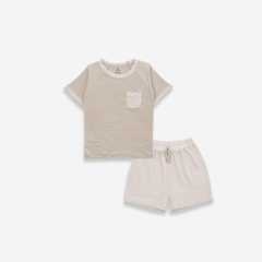 (1Y-5Y) Bộ quần áo ngắn tay cổ tròn BSR130400 Bu Siro - Bu baby bé trai - Bu baby bé gái - Quần áo Bu Baby