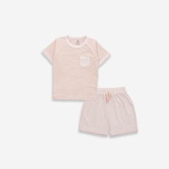 (1Y-5Y) Bộ quần áo ngắn tay cổ tròn BSR130400 Bu Siro - Bu baby bé trai - Bu baby bé gái - Quần áo Bu Baby