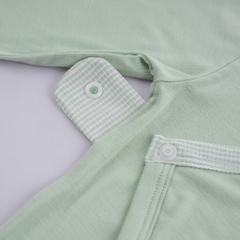 (0-3M) Bộ đồ liền thân dài tay cài chéo sơ sinh BSR210802 - BU Siro | Quần áo BuBaby - Bubaby sơ sinh