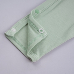 (0-3M) Bộ đồ liền thân dài tay cài chéo sơ sinh BSR210802 - BU Siro | Quần áo BuBaby - Bubaby sơ sinh