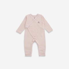 (0-3M) Bộ đồ liền thân dài tay cài chéo sơ sinh BSR210802 - BU Siro | Quần áo BuBaby - Bubaby sơ sinh