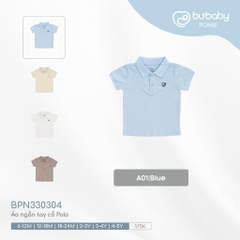 (12M-5Y) Áo ngắn tay cổ Polo BPN330304 cho bé trai, bé gái  - Ponie | Áo BU Baby sơ sinh chính hãng
