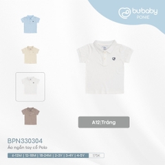 (12M-5Y) Áo ngắn tay cổ Polo BPN330304 cho bé trai, bé gái  - Ponie | Áo BU Baby sơ sinh chính hãng