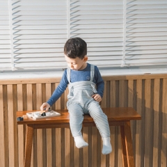 (6M-18M) Quần yếm dài Siro Stripy BSR4100ST -Bu baby bé trai – Bubaby bé gái – Quần áo Bubaby