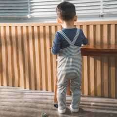 (6M-18M) Quần yếm dài Siro Stripy BSR4100ST -Bu baby bé trai – Bubaby bé gái – Quần áo Bubaby