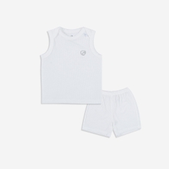 (3M-6M) Bộ sát nách cổ chồm Joyful - BU Siro BSR140500 - Bu baby sơ sinh – Quần áo Bubaby