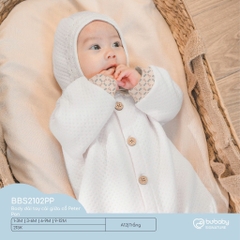 (NB -12M) Body cho bé mùa đông Bubaby - Body thu đông an toàn mềm mịn cho bé - Bubaby sơ sinh - Bubaby Body