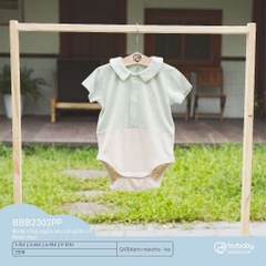 (1M-12M) Bộ đồ liền thân cho bé sơ sinh - Bu baby body - Bu baby sơ sinh - Quần áo Bu baby chính hãng