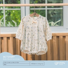 (NB -12M) Body cho bé mùa đông Bubaby - Body thu đông an toàn mềm mịn cho bé - Bubaby sơ sinh - Bubaby Body