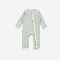 Bodysuit cho bé Sơ Sinh cài cúc giữa chất liệu Siro Cotton mềm mại BSR210801| Quần áo BuBaby chính hãng