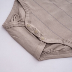 (0-12M) Bodychip ngắn tay cổ chồm Muda cho bé sơ sinh - Bu baby sơ sinh - Quần áo Bu Baby BSR230500 BBC2305MD