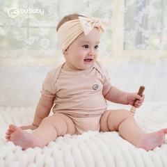 (0-12M) Bodychip ngắn tay cổ chồm Muda cho bé sơ sinh - Bu baby sơ sinh - Quần áo Bu Baby BSR230500 BBC2305MD
