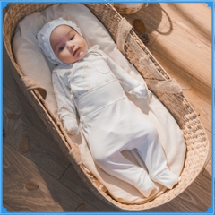(NB-3M) Bộ dài tay cài chéo thu đông BU Mimo - Pure Cotton - BCT110802 | Quần áo Bubaby chính hãng