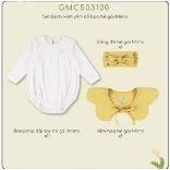 Set quà tặng cao cấp dành cho bé 100% sợi tự nhiên - Kèm hộp quà tặng bubaby - Set quà sơ sinh Bubaby - Gift Set Bubaby