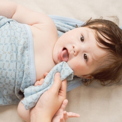 Set 3 khăn mặt Muslin mềm mại, thấm hút dành cho bé AMU100002 | BuBaby chính hãng