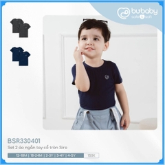 (6M-5Y) Set 2 áo ngắn tay cổ tròn Siro BSR330401 - BSR330403 | Quần áo BU Baby chính hãng