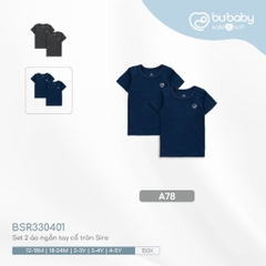 (6M-5Y) Set 2 áo ngắn tay cổ tròn Siro BSR330401 - BSR330403 | Quần áo BU Baby chính hãng