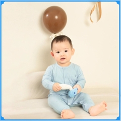 (0M-12M) Body dài tay cài giữa - Bambus BBB210205
