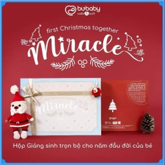 (0-18M) Bộ giáng sinh cho bé Bubaby - Kèm hộp quà tặng - Set quà noel cute cho bé - Bộ đồ Noel cho bé Quà noel cho bé