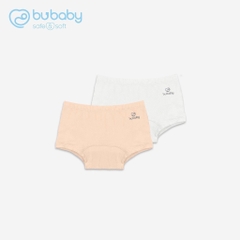 BU Baby (1Y-5Y) Set 2 Quần Chip Đùi Bé Gái Bu baby Vải Bamboo Mềm Mịn - Quần chip bubaby